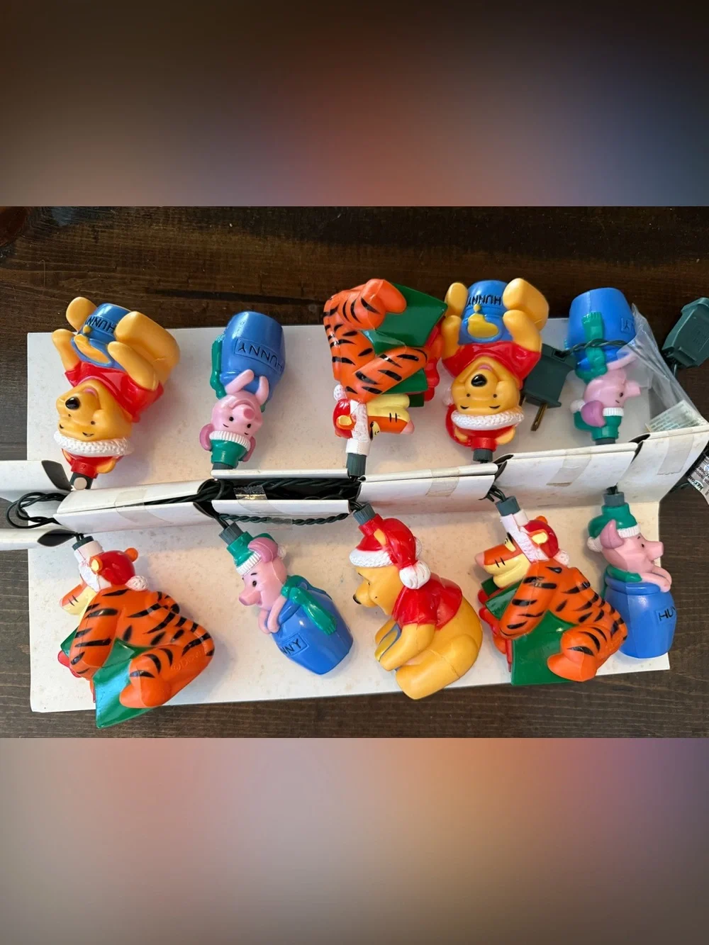 Pooh 10 Indoor/Outdoor Christmas Lights - Multicolor